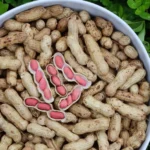 بادام زمینی حاصل از کاشت بذر بادام زمینی خوشمزه است.